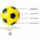 Kickerball Winspeed gelb/schwarz 35mm/24g