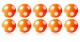 Kickerball WINSPEED orange/weiß 35mm/24gr.