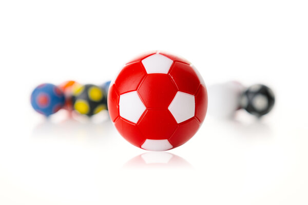 Kickerball Winspeed rot/weiß 35mm/24g