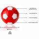Kickerball Winspeed rot/weiß 35mm/24g