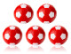 Kickerball Winspeed rot/weiß 35mm/24g