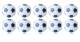 Kickerball Winspeed weiß/blau 35mm/24g