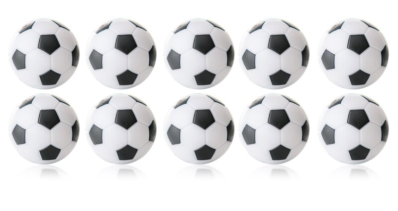 Kickerball Winspeed 10er Set weiß/schwarz 35mm 24g