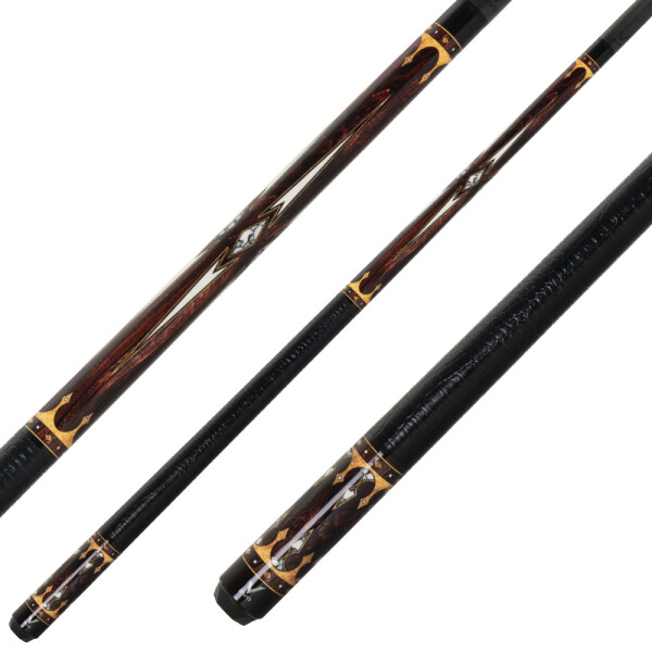 Billardqueue, Pool, EVO Crown Maxbing Edition, Ancient Oak Komplettset, 12.5mm, Radial