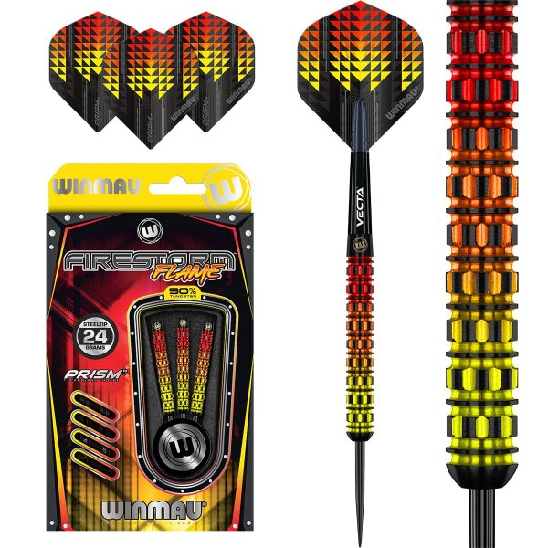 Winmau - Steeldart Firestorm Flame 22gr. und 24gr.