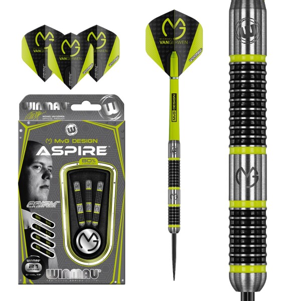 Winmau - Steeldart MvG Aspire 1444 - 80% Tungsten 21gr. bis 25gr.