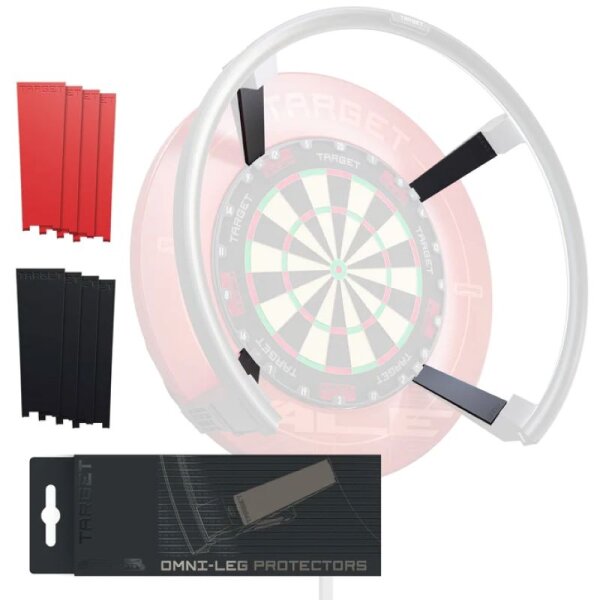 Target Omni Leg Protector Schwarz & Rot