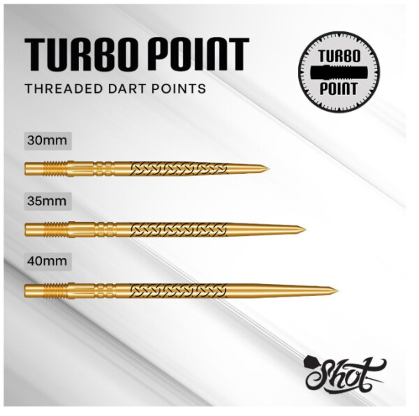 Shot! Kapene Gold Turbo Dart Points 35mm