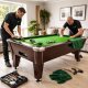 7 und 8 Fuss Premium Billardtisch Montage