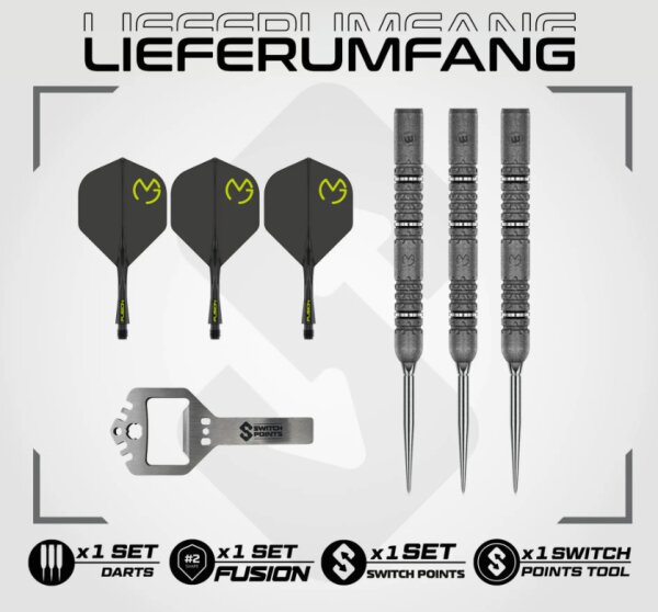Winmau Michael van Gerwen Signature Edition Switch Point 90% - Dartpfeile