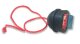 Kreidehalter Gummi, schwarz, mit Kordel