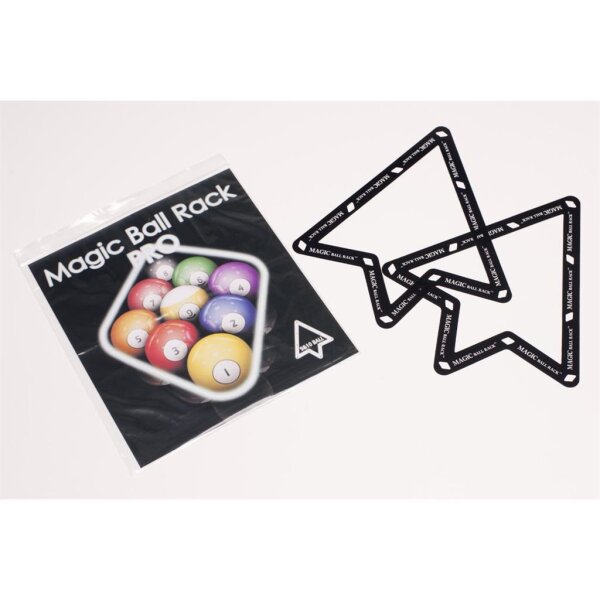 Magic Ball Rack Pro 9- & 10-Ball Aufbauschablonenset