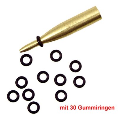 30 Gummiringe + Adapter