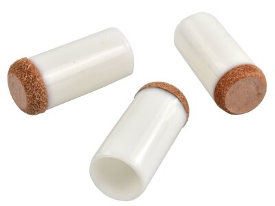 Aufsteckleder, 12 mm , im Beutel mit 10 Stück