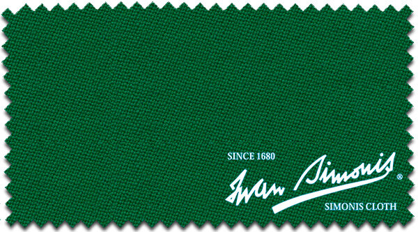 SIMONIS Billard Cloth - Pool Tuch 760/165cm GELBGRÜN/lfd. Dezimeter