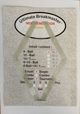 Ultimate Breakmaster 9-Ball - Set mit 5 Stück