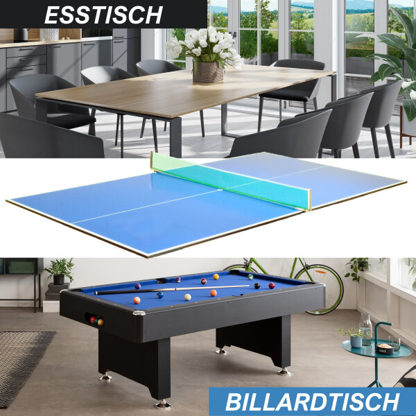Tischtennis Auflage für Billardtische