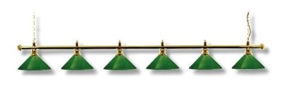 Billardleuchte Modell LONDON-SNOOKER, Länge 290 cm,...