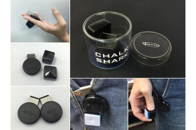 Kamui Chalk Shark Billard Kreidehalter, schwarz