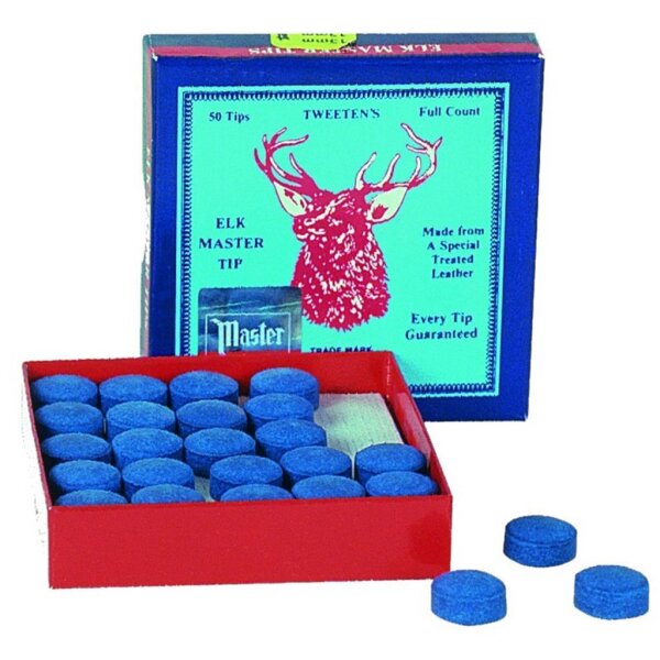 ELK-Master Snooker Klebleder 9,0mm Packung mit 50 Stück