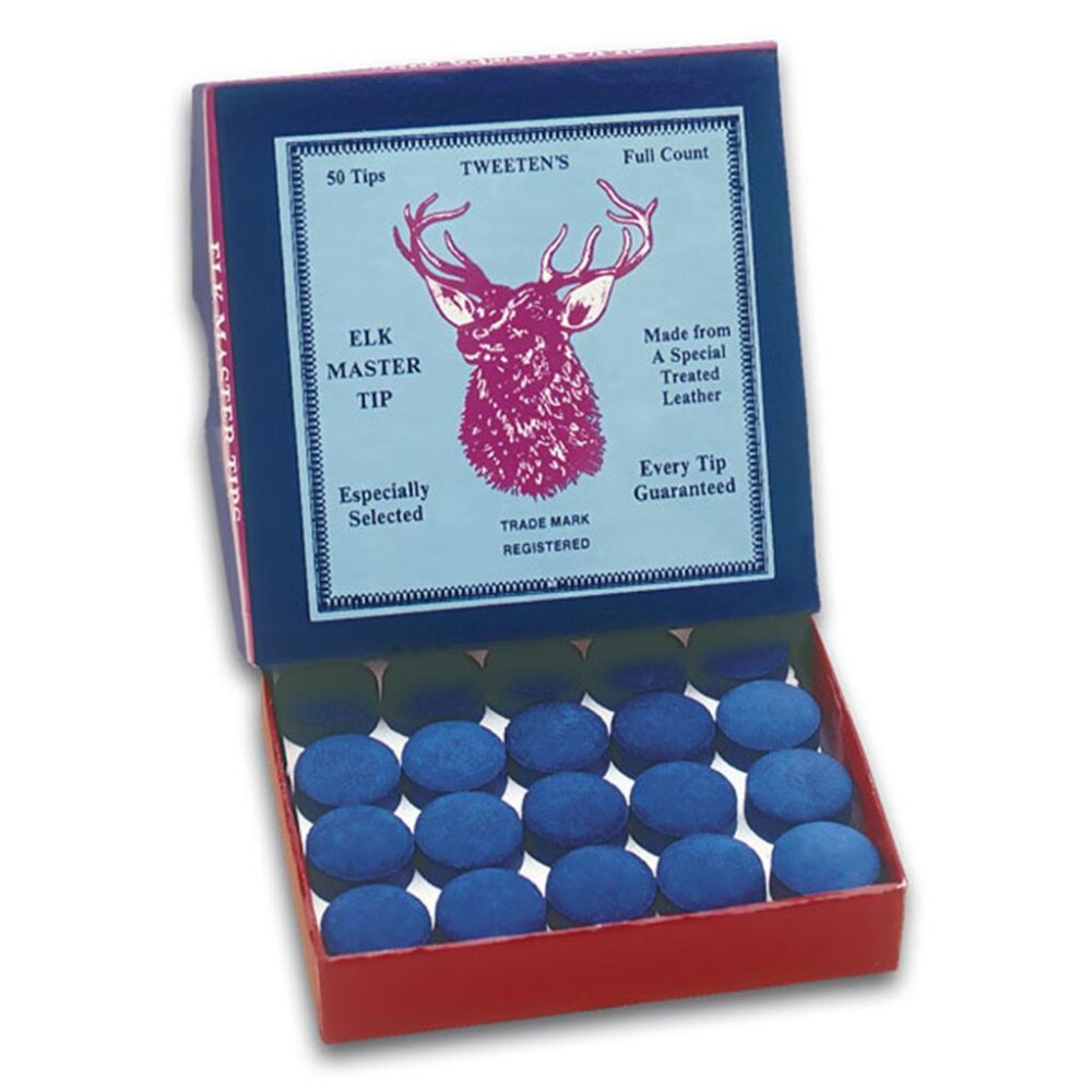 Elk-Master Embouts De Queue Billard – 13 Mm – Cuir Traité – Densité 66,8 Super Souple – Lot De 100 – Fabriqué USA