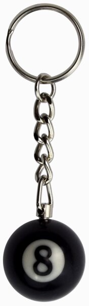 Billard Schlüsselanhänger Nr. 8