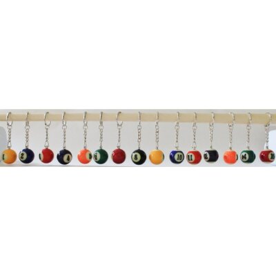 Billard Schlüsselanhänger Nr. 8
