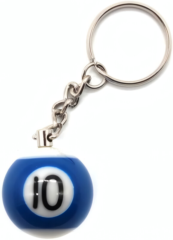 Billard Schlüsselanhänger Nr. 10