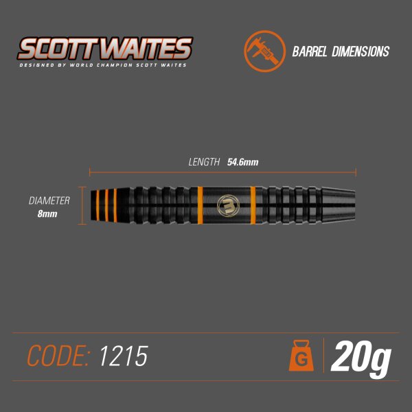 Winmau Scott Waites Conversion Set Steel 19g Soft 20g