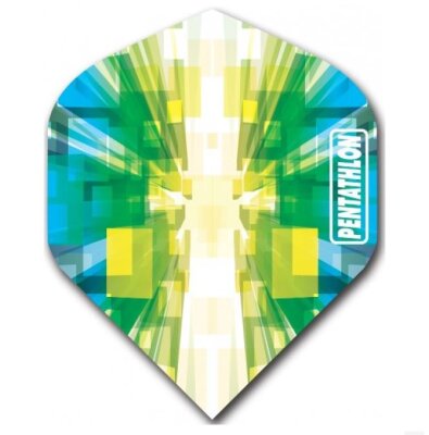 Pentathlon Vizion Star Burst Standard Dart Flights Green