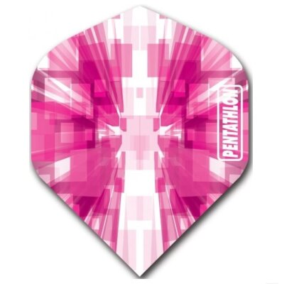 Pentathlon Vizion Star Burst Standard Dart Flights Pink