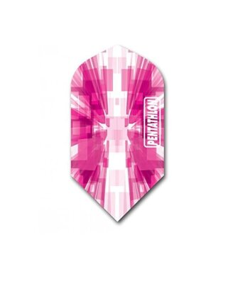 Pentathlon Vizion Star Burst Slim Dart Flights Pink