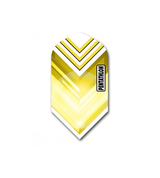 Pentathlon Vizion V Slim Dart Flights Yellow