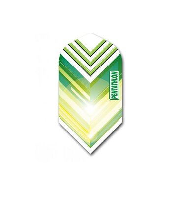 Pentathlon Vizion V Slim Dart Flights Green