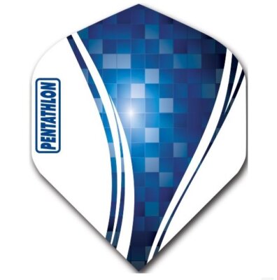 Pentathlon Vizion Swirl Standard Dart Flights Blue