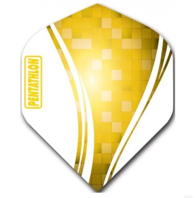 Pentathlon Vizion Swirl Standard Dart Flights Yellow