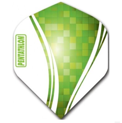 Pentathlon Vizion Swirl Standard Dart Flights Green