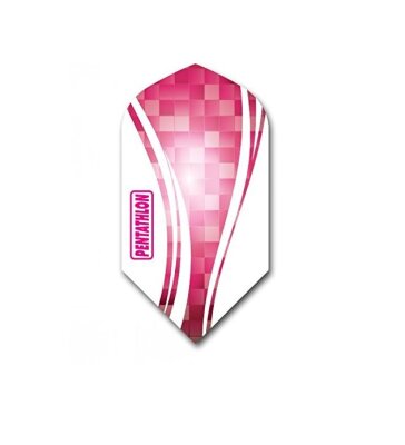 Pentathlon Vizion Swirl Slim Dart Flights Pink