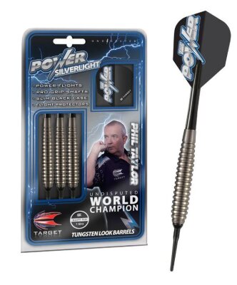 Target Phil Taylor Power Silverlight Brass Tungsten Look...