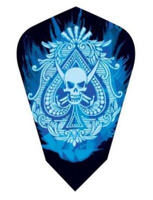 Harrows Fantail Ace of Spades Dart Flights