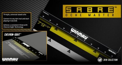 Winmau Sabre Oche Master - Abwurflinie