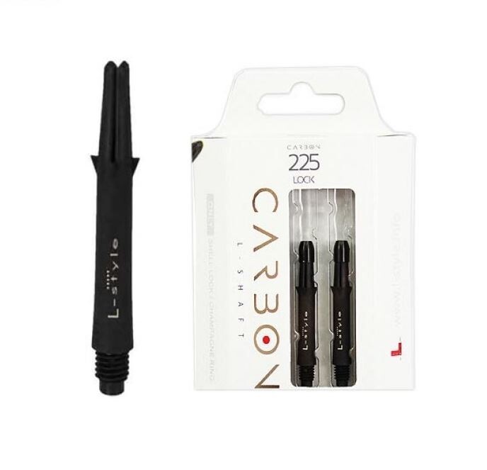 L-Style L Shafts Carbon Straight Locked Black Short-Midi 225 Schäfte
