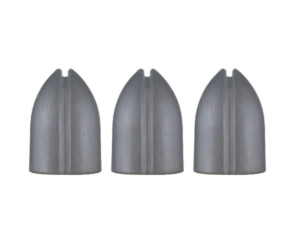 L-Style Shell Lock Rings Schwarz