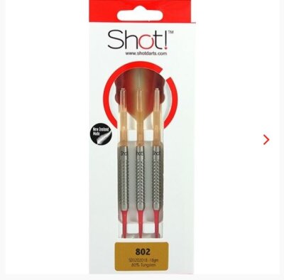 Shot! 802 80% Tungsten Softdarts 18g