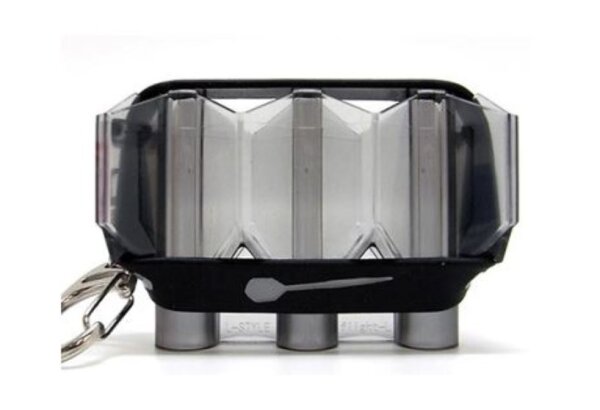 L-Style Krystal Flight Case Clear Black