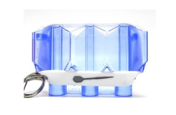 L-Style Krystal Flight Case Clear Blue