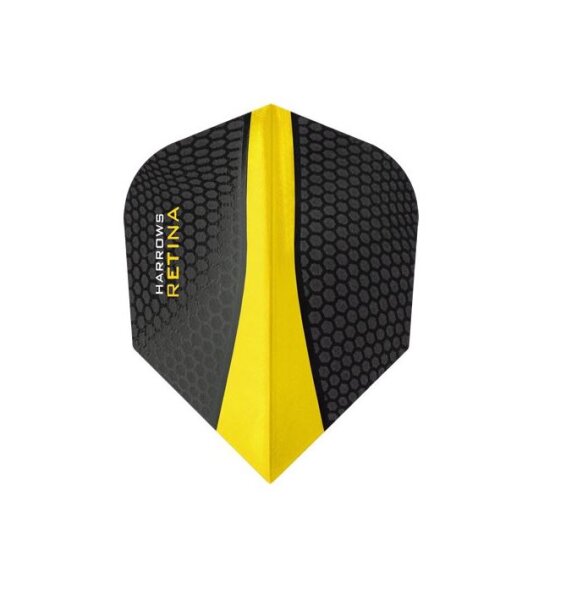 Harrows Retina Dart Flights 5 Sätze - Gelb