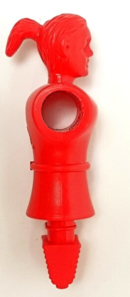 Kicker-Figur Soccer Queen Rot