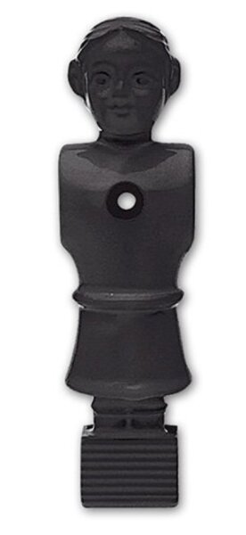 Kicker-Figur Soccer Queen Schwarz