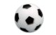 Kicker-Ball Hart, schwarz/weiss, 35mm, ca. 24g- 6-er Pack